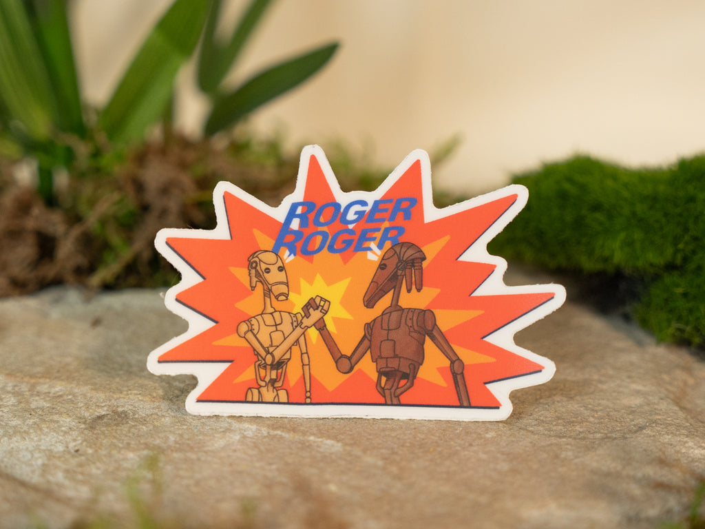 ROGER ROGER Sticker