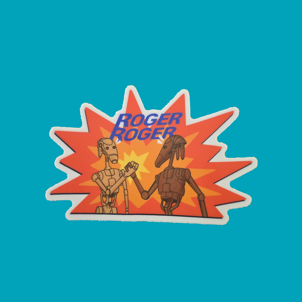 ROGER ROGER Sticker