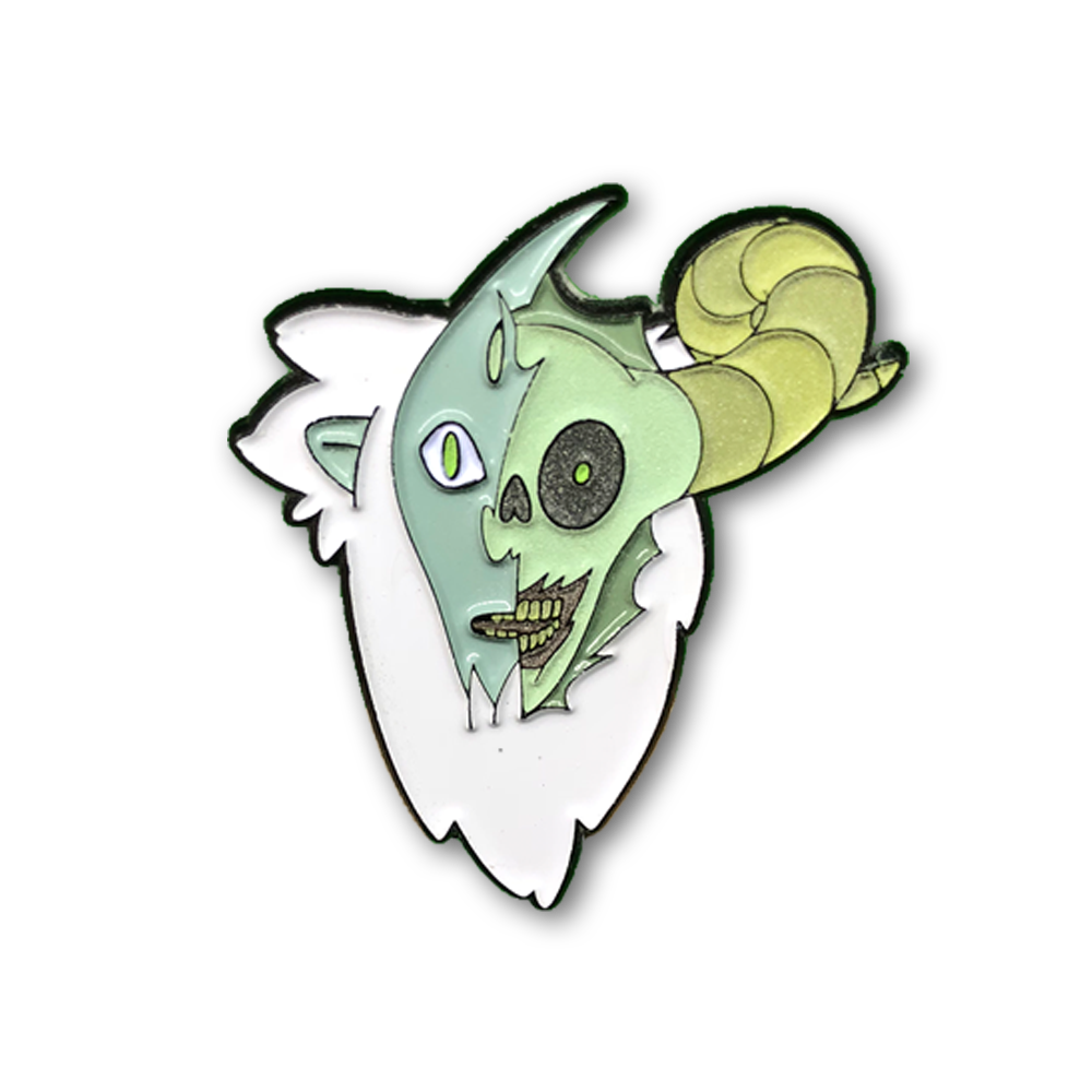 Billy the Lich Pin (Glow in the dark)